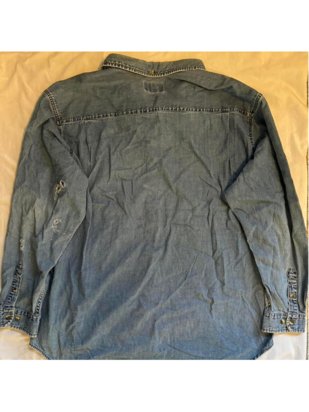 Eddie Bauer Vintage XXL Tall Jean Button up
Sleeve minority thrashed super min - Picture 3 of 3